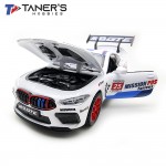 Diecast Mobil Sport BMW M8 GTE Miniatur Metal Model 1:32